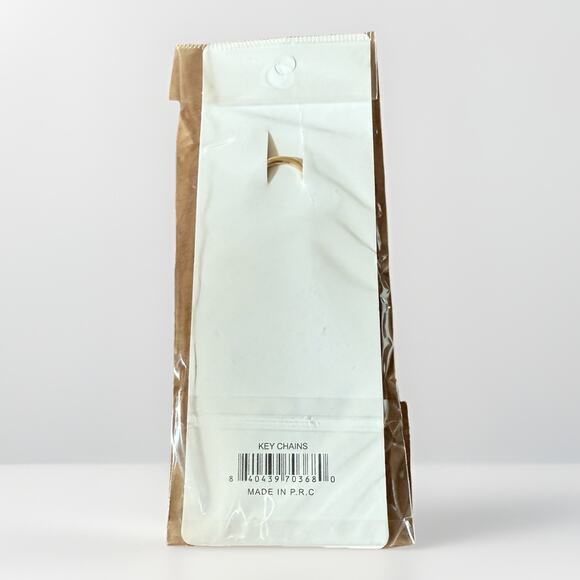 Cherry Heart Keychain in Gold or Silver Red & Green Dangle Charm New - Picture 2 of 4